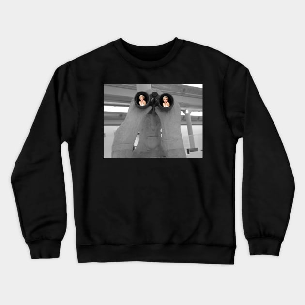 I Can See Marilyn Crewneck Sweatshirt by acespace